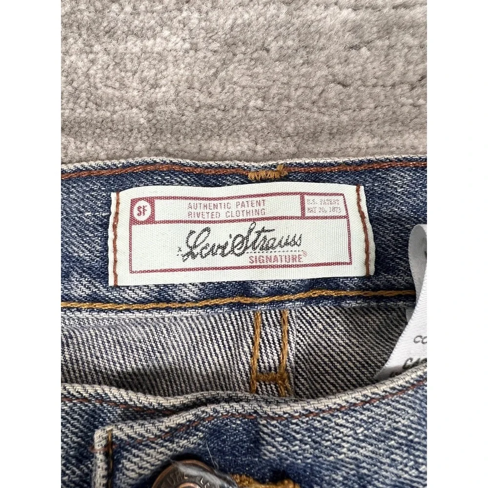 Levi Strauss‎ Mens Jeans 42x32 Blue Denim Signature Relaxed Fit Casual